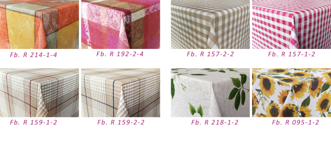 RETRO Abwischbar / Fertige PVC Tischdecke